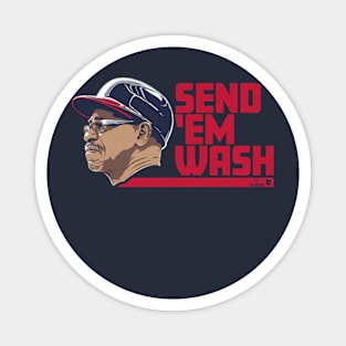 Ron Washington Send 'em Wash Magnet